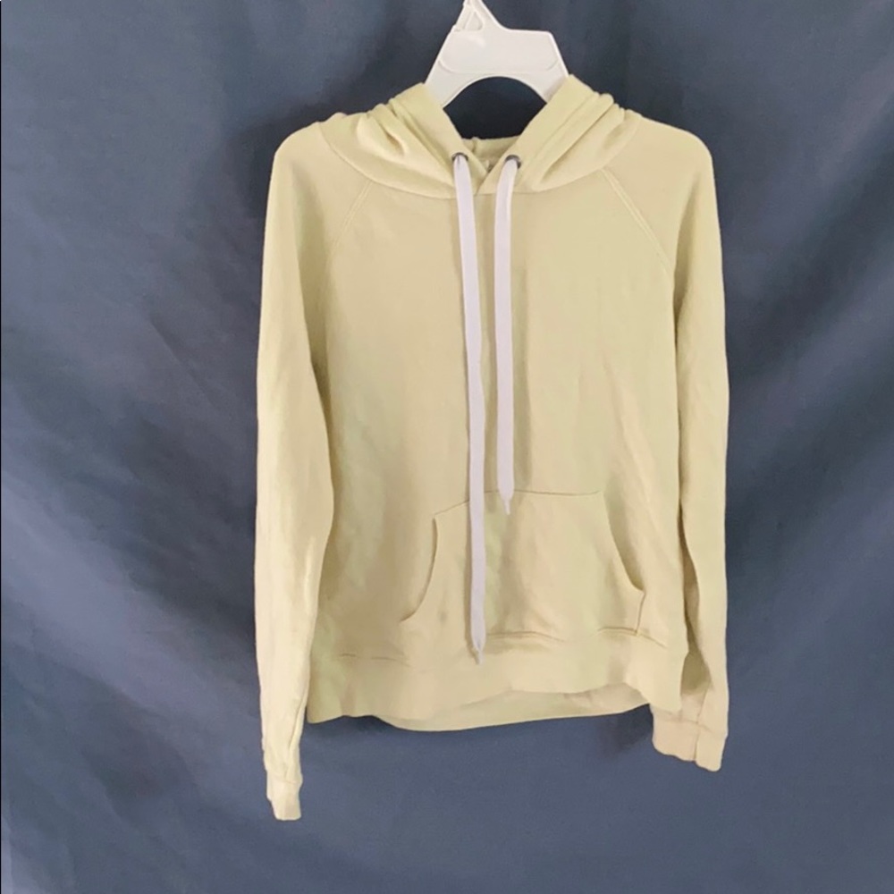 Light yellow hoodie from forever 21